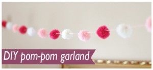 make a pom-pom garland