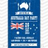 Printable Australia Day Invitation for 2015.