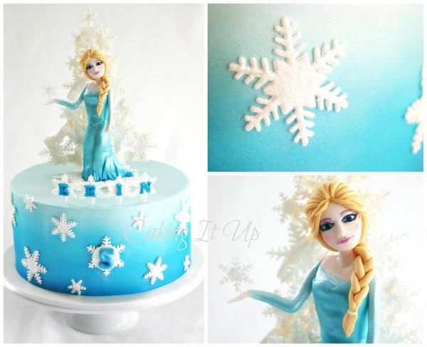 Let it go Frozen cake by cakingitup