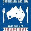 Australia Day Party Invite - blue