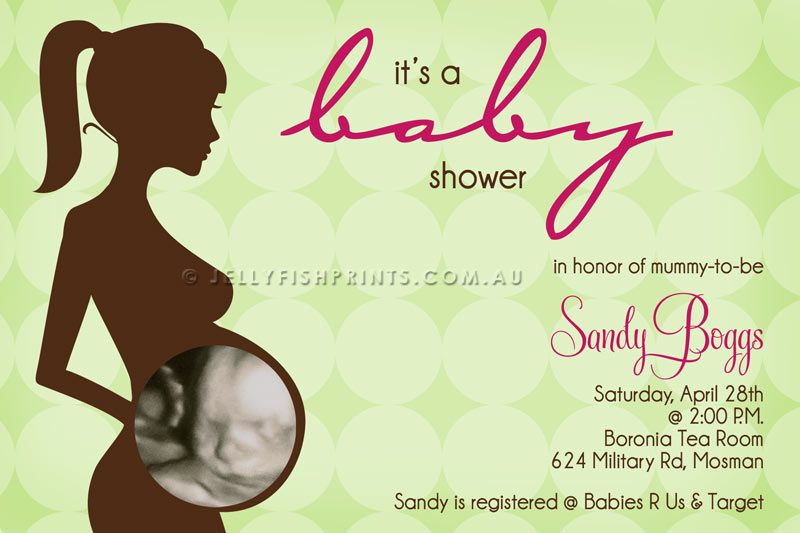 ... / Baby / Baby Shower Invitations / Ultrasound Baby Shower Invitation