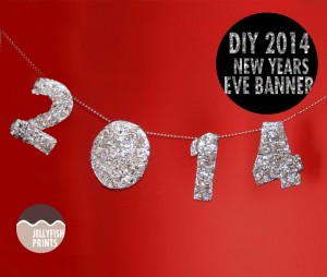 DIY banner for NYE party