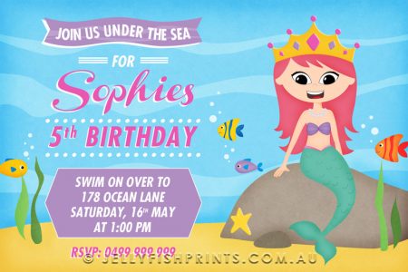 mermaid invitations