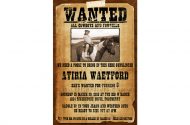 western wanted poster invitation
