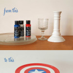 Make your own super hero cake stand
