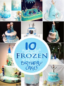 Cakes inspired by the movie Frozen